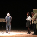 Gli scrittori sardi ricordano Sergio Atzeni, Desogus introduce la serata, Teatro Massimo, Cagliari, 11 gennaio 2015