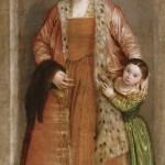 PAOLO CALIARI CALLED PAOLO VERONESE Ritratto della Contessa Livia da Porto Thiene con sua figlia Deidamia 1552 Walters Art Museum