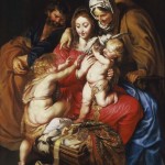 PETER PAUL RUBENS, La Sacra Famiglia con Santa Elisabetta, San Giovanni e una fantesca, ca. 1609 Los Angeles County Museum of Art
