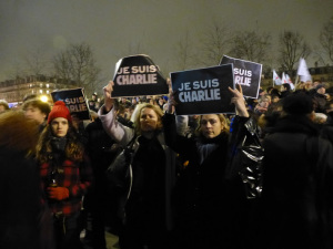 Manifestazione #JeSuisCharlie, 7 gennaio 2015, Parigi - Pic by Tiphaine Martin