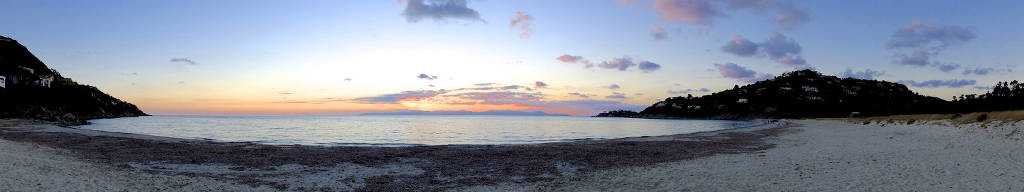 Panoramica della spiaggia di Cann'e Sisa a Torre delle Stelle (Cagliari), Fotografia di Marcello Treglia©