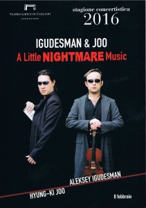 Locandina Igudesman & Joo al Teatro Lirico