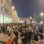 Sardegna Pride 2016, il corteo in via Roma a Cagliari.
