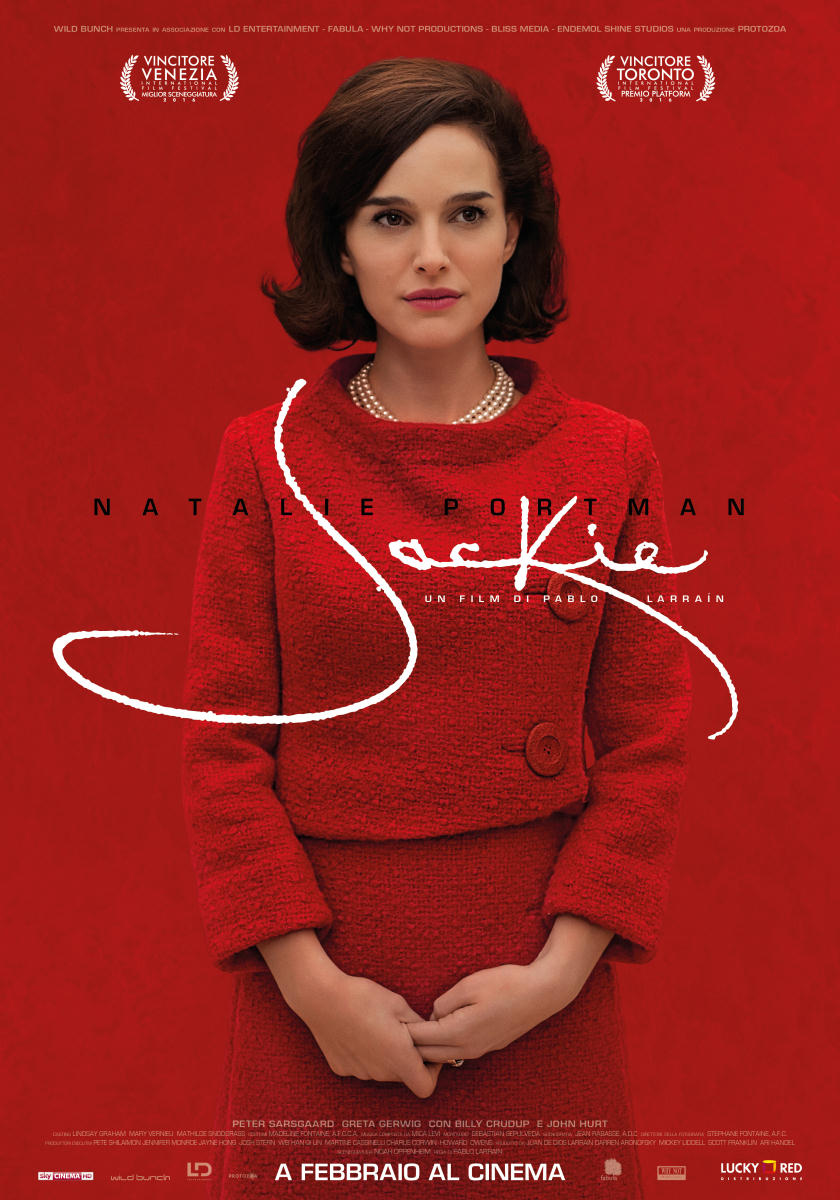 Jackie, regia di Pablo Larraín, Jackie Productions Limited, LD Entertainment, Protozoa, Fabula, Wild Bunch, Why Not Productions (all Rights Reserved)