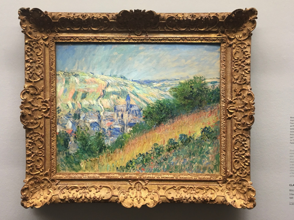 Claude Monet, Vista su Vètheuil, 1881, Collezione Batliner,  Albertina Museum, Vienna