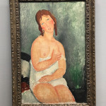 Amedeo Modigliani, Female Semi-Nude, 1918, Collezione Batliner, Albertina Museum, Vienna