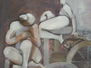 En la fuente, copertina de La Fontana di Andrés Pociña, Il Sextante, opera di Ana Maria Erra