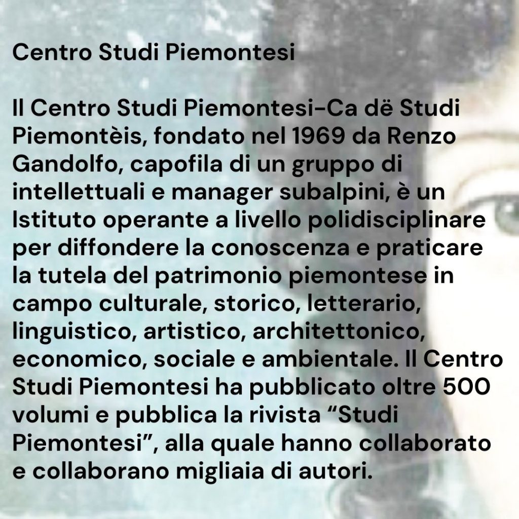 Faustina Roero di Cortanze, Centro Studi Piemontesi, Scheda a cura di MockUp-Magazine